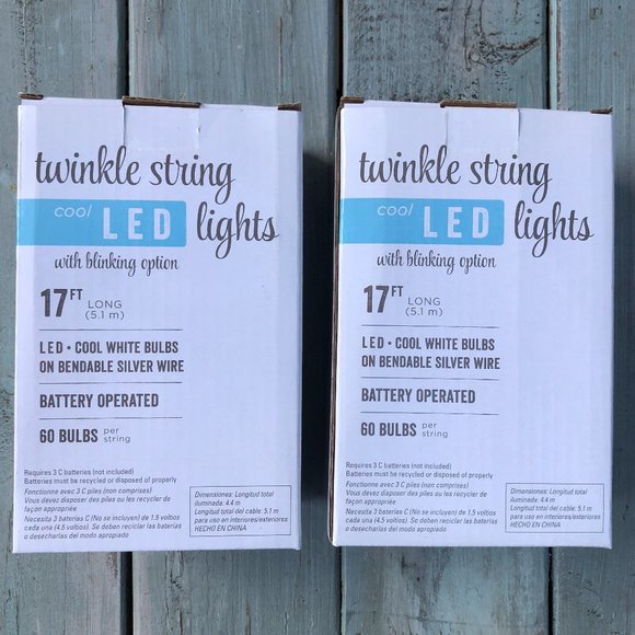 Twinkle String Lights - Bundle of 2 (NEW) - Picture 7 of 9